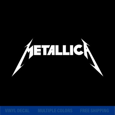 Metallica Band Logo Vinyl Decal Sticker | Multi-Colors & Sizes