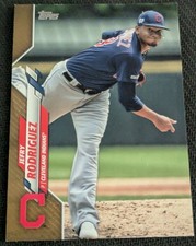 Jefry Rodriguez 2020 TOPPS UPDATE SERIES GOLD PARALLEL /2020 #U-239 Guardians