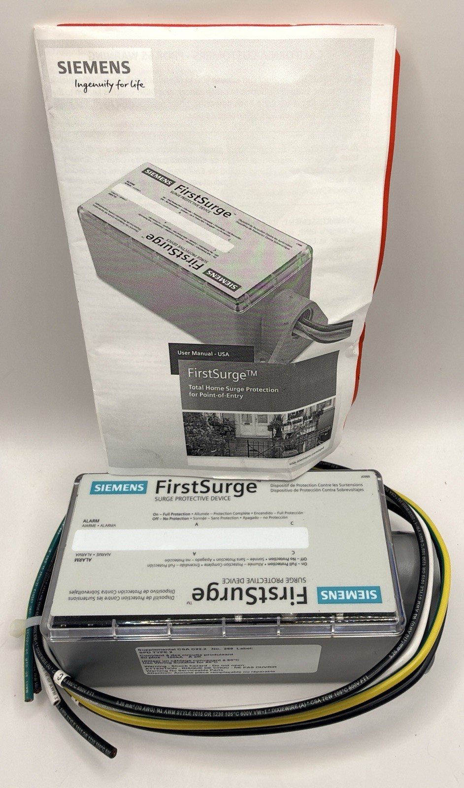 Siemens FS140 FirstSurge Genuine Surge Protector SPD