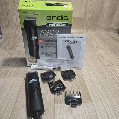 Andis AGC2 Pro Grade 2 Speed Pet Clipper Grooming  - 4 Guards 
