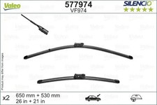 2x Scheibenwischerblatt vorne Flachbalkenwischblatt 577974 VALEO für LAND ROVER