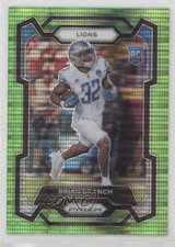 2023 Panini Prizm Rookies Neon Green Pulsar Prizm Brian Branch #328 0uf1