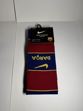 BNIP NIKE 2020-21 BARCELONA PLAYER ISSUE BLUE HOOP HOME SOCKS Medium
