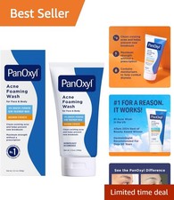 10 Benzoyl Peroxide Foaming Wash - Maximum Strength Acne Treatment, 5.5 Oz