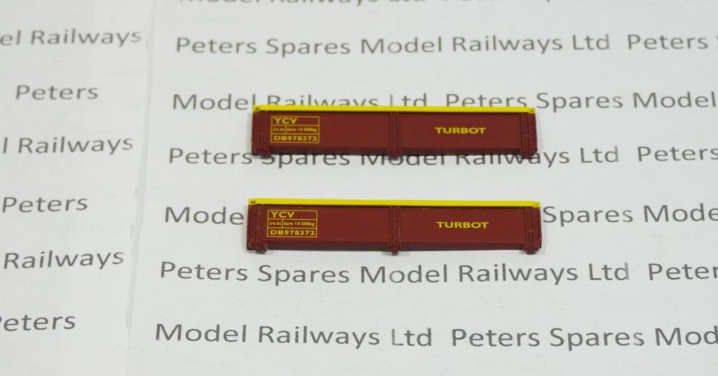 Dapol 116444 Turbot OO Gauge Side Plate Maroon Turbot DB978372 (Pair)
