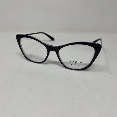 VOGUE VO 5355 2842 51-16-135 BROWN CATEYE EYEGLASSES N38