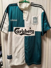 Gr. XXL Liverpool 1995-1996 Away Fußball Shirt Trikot
