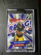 Troy Polamalu 2025 Wild Card Comix Football Rookie And Legends 11/18