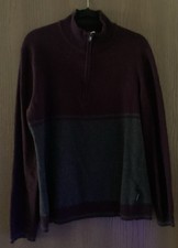 Calvin Klein Men's 1/4 Zip Sweater Size Large