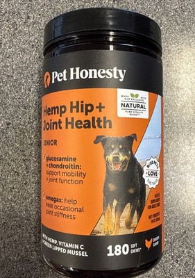 PetHonesty Hip & Joint Health 180ct Chicken Flavor 2/26