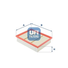Luftfilter UFI 30.318.00 Filtereinsatz für KLASSE MERCEDES W169 W245 Sports 150 Luftfilter UFI 30.318.00 Filtereinsatz für KLASSE MERCEDES W169 W245 Sports 150