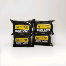 All About Sneakers 4 Pack! Shoe Wipes 30 Count Per Pack! Free Ship!