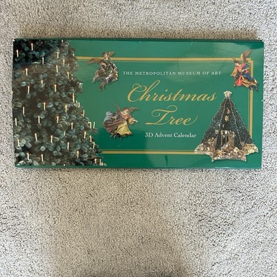 2012 Metropolitan Museum Of Art New York Christmas Tree 3D Advent Calendar NOB