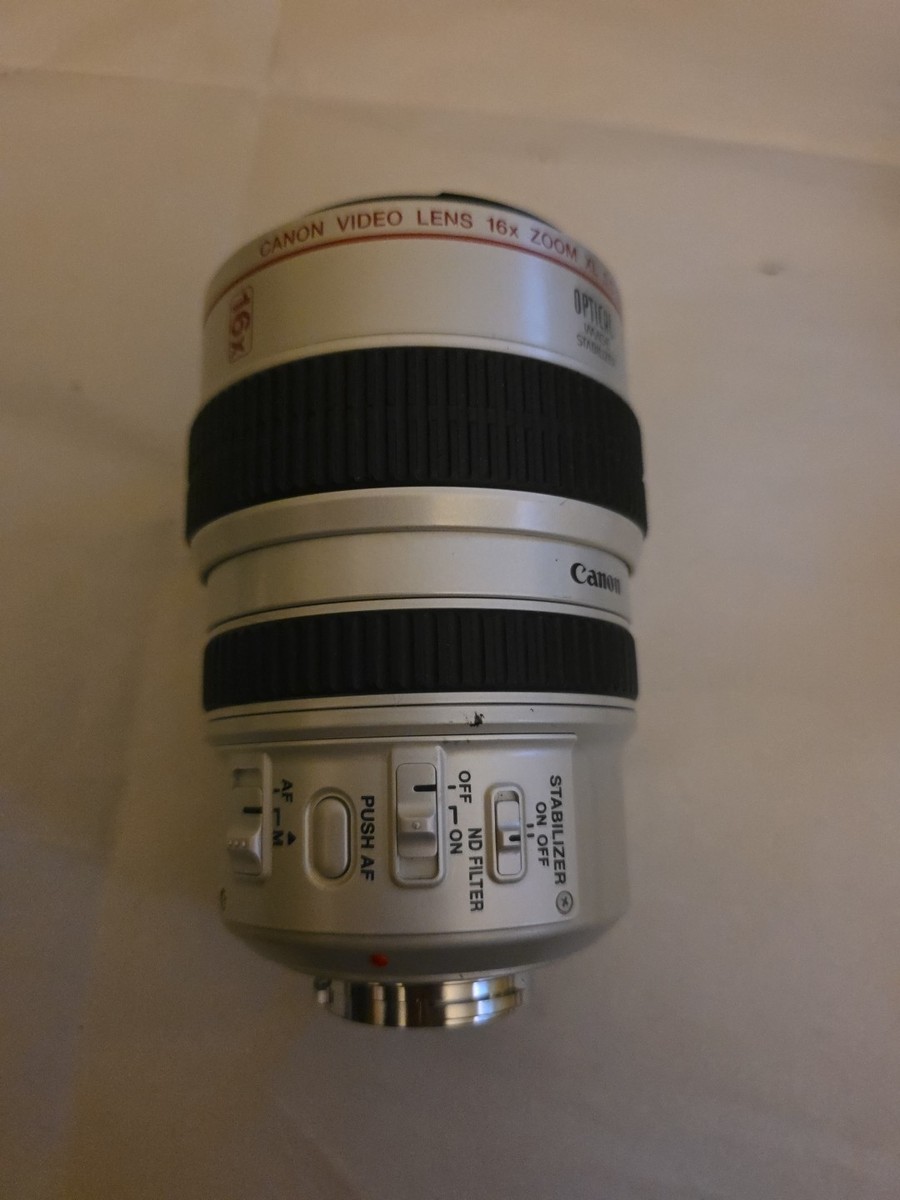 Canon Video LENS 16x ZOOM XL 5.5-88mm IS 1:1.6-2.6 Optical Image