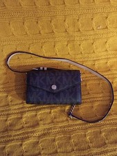 Borsa a tracolla Michael Kors maglia catena mini argento cerchio tondo logo borsetta
