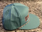 Lazy J Ranch Wear Diamond Banner Teal Performance Trucker Cap — photo 4
