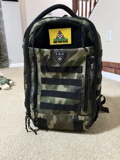 TBG Tactical Baby Gear Daypack 3.0 Green Camo Diaper Bag Backpack MOLLE Dad Mat