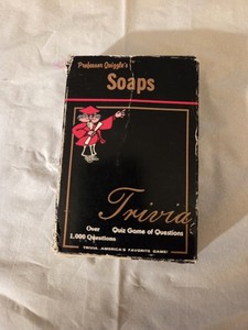 Vintage Professor Quizzle's Soap Trivia Cards Game By Ramco Games