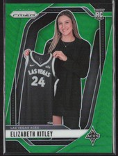 2024 Panini Prizm WNBA #140 Elizabeth Kitley Green Prizms