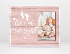 Baby Picture Frame,Love at First Sight Picture Frame,Gifts for Baby Shower,Ne...