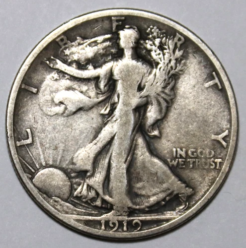 1919-S Walking Liberty Half Dollar - Fine - #9765D - FREE SHIPPING