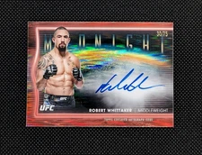 2025 Topps Midnight UFC Robert Whittaker Horizon Signatures Auto Dusk /75 HNS-RW