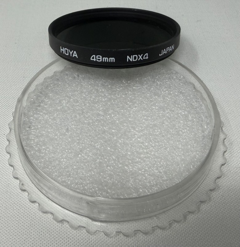 Hoya 49mm NDX4 Neutral Density NDx4 Circular Camera Lens Filter Clear