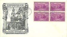 FDC 798 - 3¢ Constitution - 9/17/1937 - Philadelphia, PA - Historic Art
