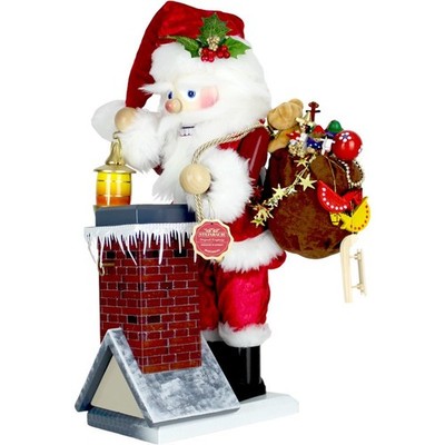 New in Box - Steinbach Cozy Chimney Santa Christmas Nutcracker - Limited Edition