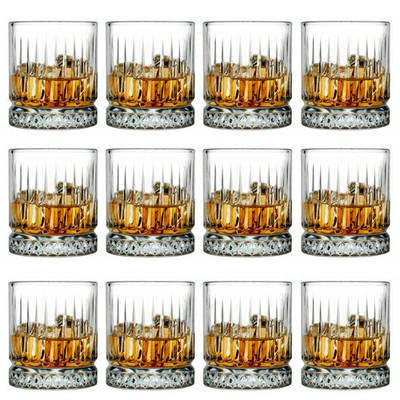 New  Pasabahce Elysia Glass Whiskey Tumbler 355ml Set of 12