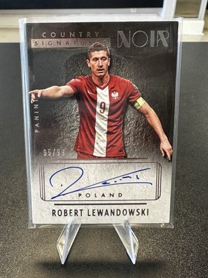 2016-17 Panini Noir Poland Robert Lewandowski Auto #/99