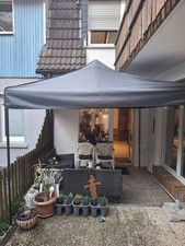 Faltpavillon 3x3m Hardtop Pavillon Wasserdicht Stabil UV-Schutz Partyzelt Metall