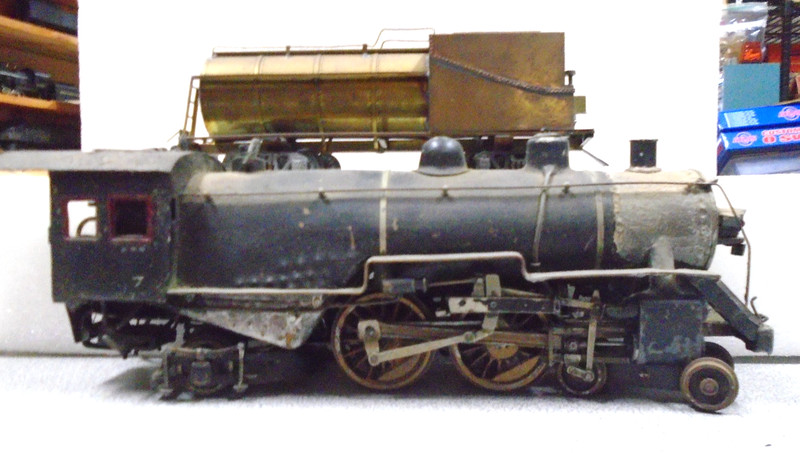 2-Rail Brass Steam Locomotive