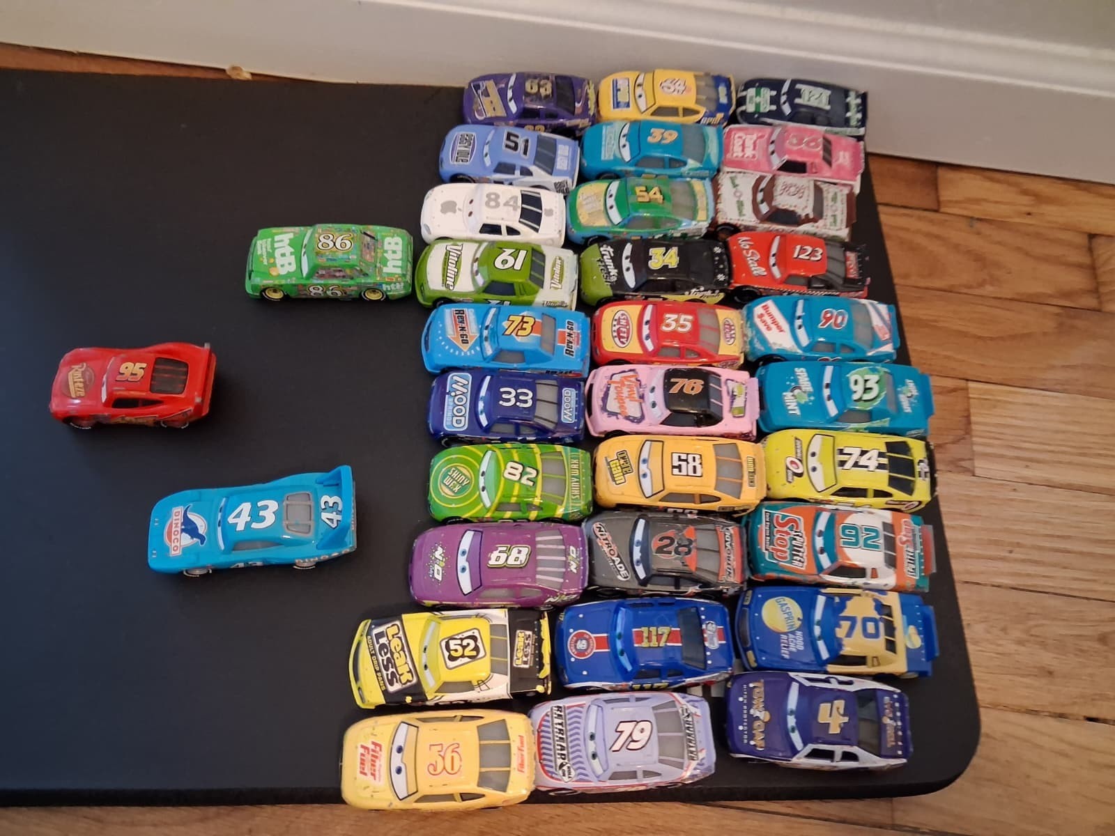 Disney Pixar Cars 1 Piston Cup Racers Huge Lot 33 Mattel Diecast Cars