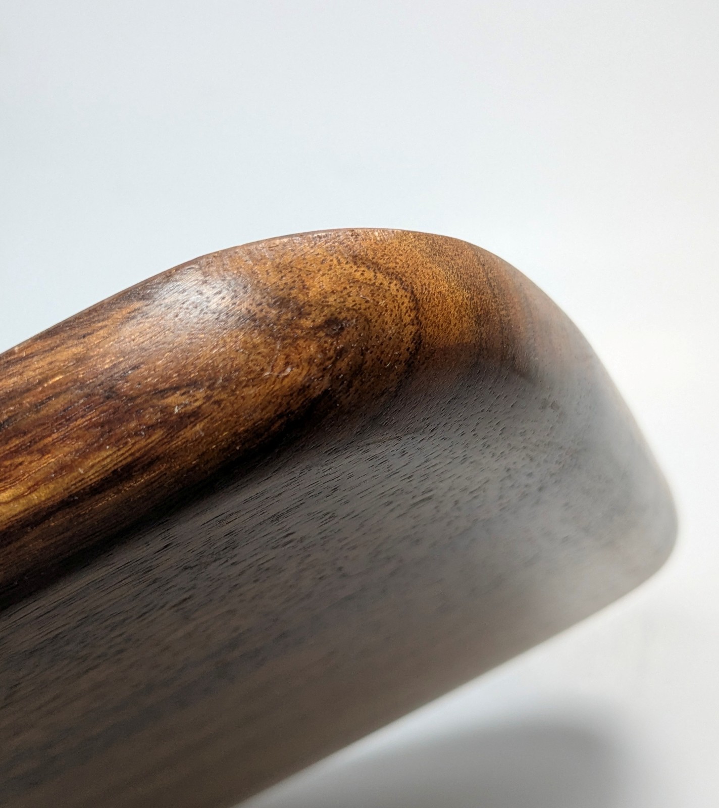 Blair Hawaii Koa Wood Square Tray 11.75 inch Curly Koa Wood Vintage Tray