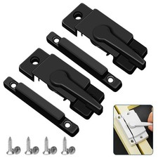 Window Sash Lock Black Security Sliding Locks