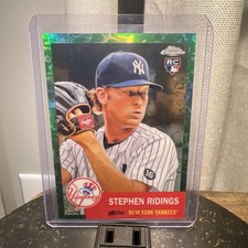 2022 Topps Chrome Platinum Anniversary Stephen Ridings green  Refractor RC / 99