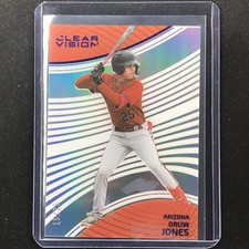 2023 Chronicles Mlb Druw Jones Clear Vision Purple 15/25