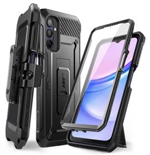 SUPCASE for Samsung Galaxy A15 5G Case with Screen Protector, Black
