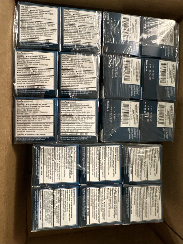 18 Pcs Pack DUAL ACTION BACK PAIN 250mg ACETAMINOPHEN 125mg IBUPROFEN Exp 9/26 - Image 2 of 2