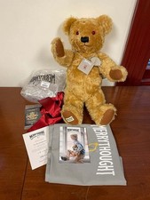 The Merrythought Bear 18" all tags, certificate, bag etc.