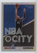 2019-20 Panini NBA Hoops Premium Stock NBA City Holo Aaron Gordon #21 0e4q