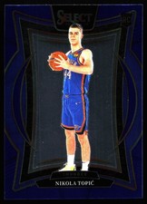 2024-25 Panini Select - Concourse Nikola Topic #89 Blue (RC)