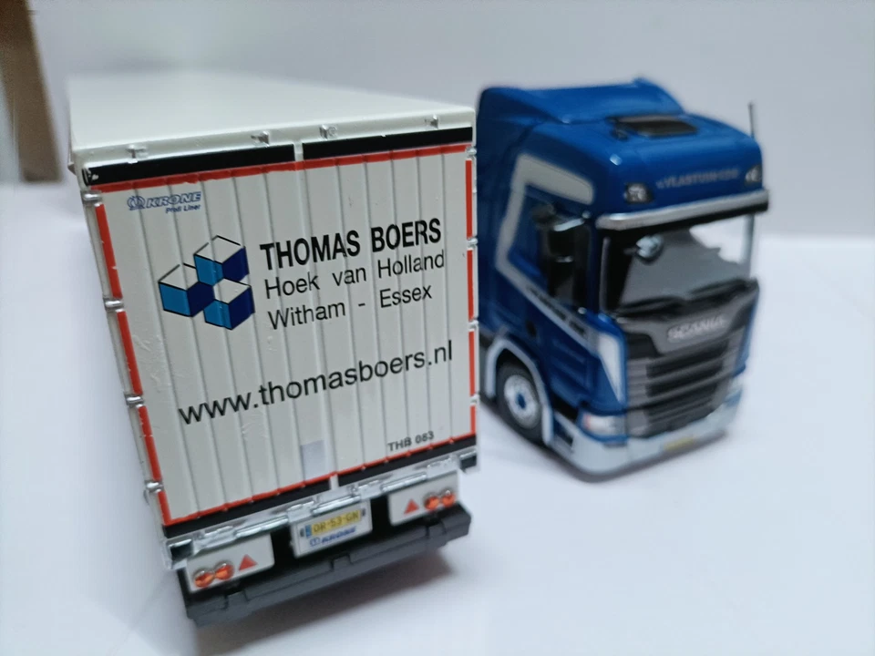 TEKNO 1:50 Scania Alloy Container Truck Model Scania 480R - Image 3 of 4