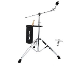 Cymbal Stand, Adjust high Boom and Straight Combo,Double Braced Legs with Rub...