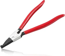 8-Inch Circlip Pliers - Special Reverse Angle Tip Ring Opening Spreader Pliers f