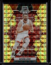 2022-23 Panini Mosaic #42 Kevin Love Reactive Yellow