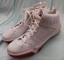 AND1 Baseline High Top  Mens White Sneakers Casual Shoes D112MW Size 11