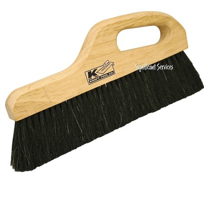 Kraft Tool CC269 12'' Hand Held Concrete Finish Brush Poly Horsehair