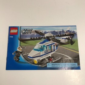 Lot of 8 LEGO CITY Instructions Booklets Manuals Directions Retired